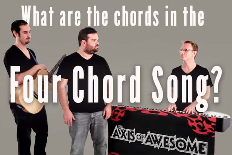 What Chords Are In The Four Chord Song? How To Play It In Any Key