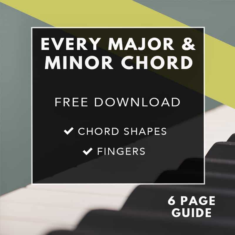 Every major and minor chord Cover Image